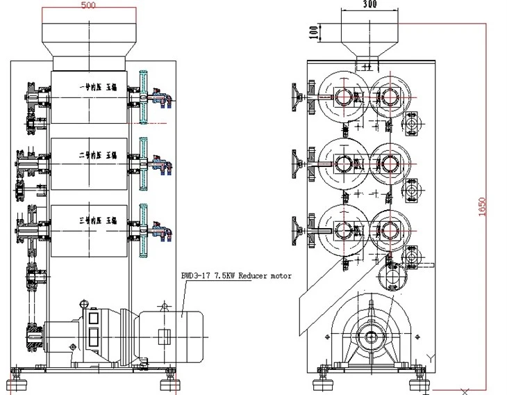 Roll Coffee Grinding Machine